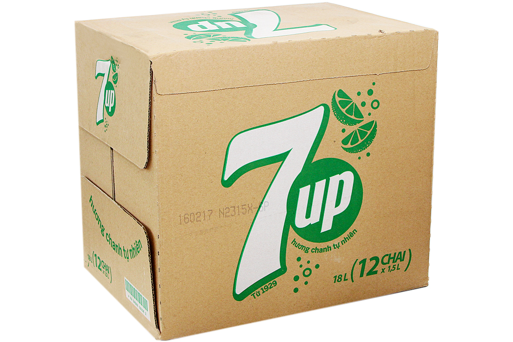 Nước ngọt 7 Up chai 1500ml (thùng 12 chai)