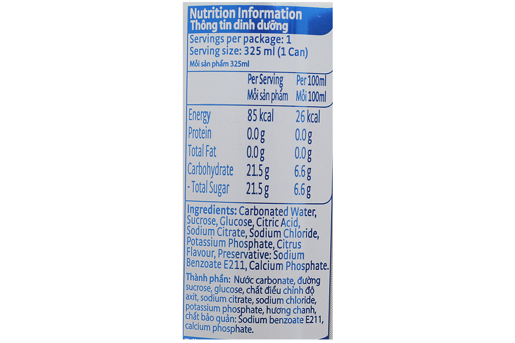 nước ngọt có ga 100Plus Original chai 325ml