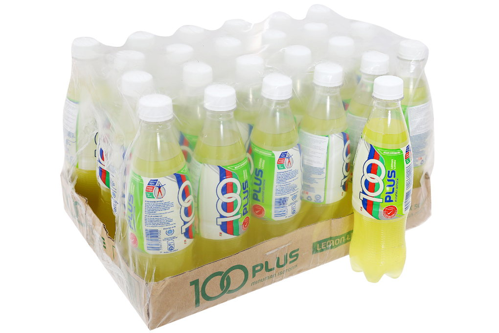 Nước ngọt có ga 100Plus hương Chanh 500ml (thùng 24 chai)