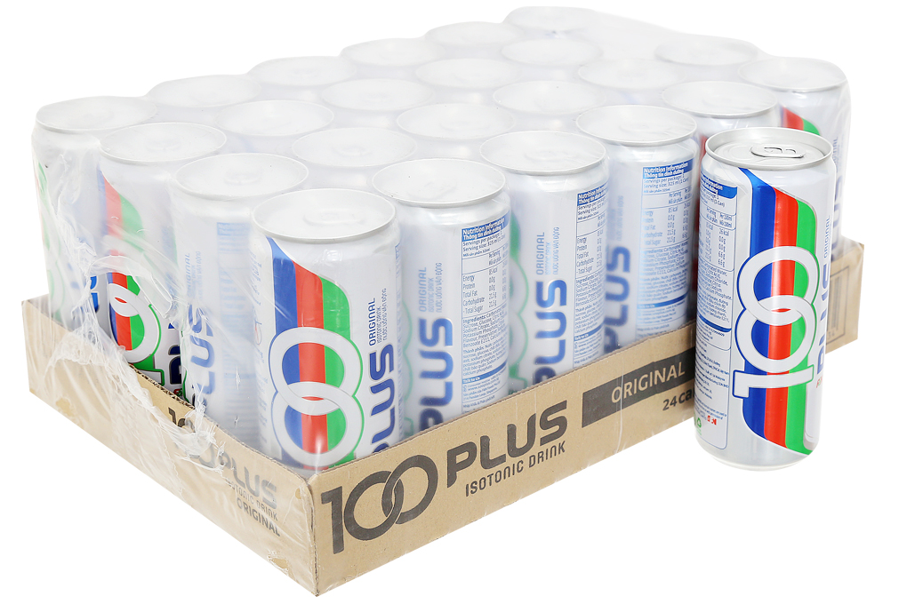 Nước ngọt có ga 100Plus Original lon 325ml (thùng 24 lon)