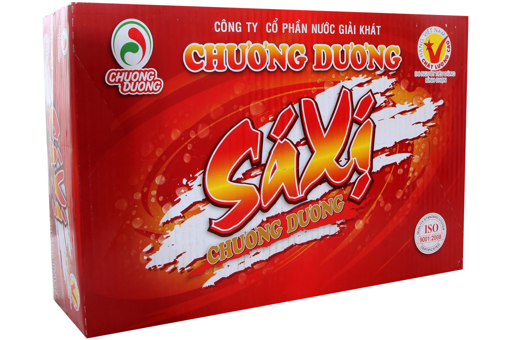 Nước ngọt sá xị Chương Dương lon 330ml (Thùng 24 lon)