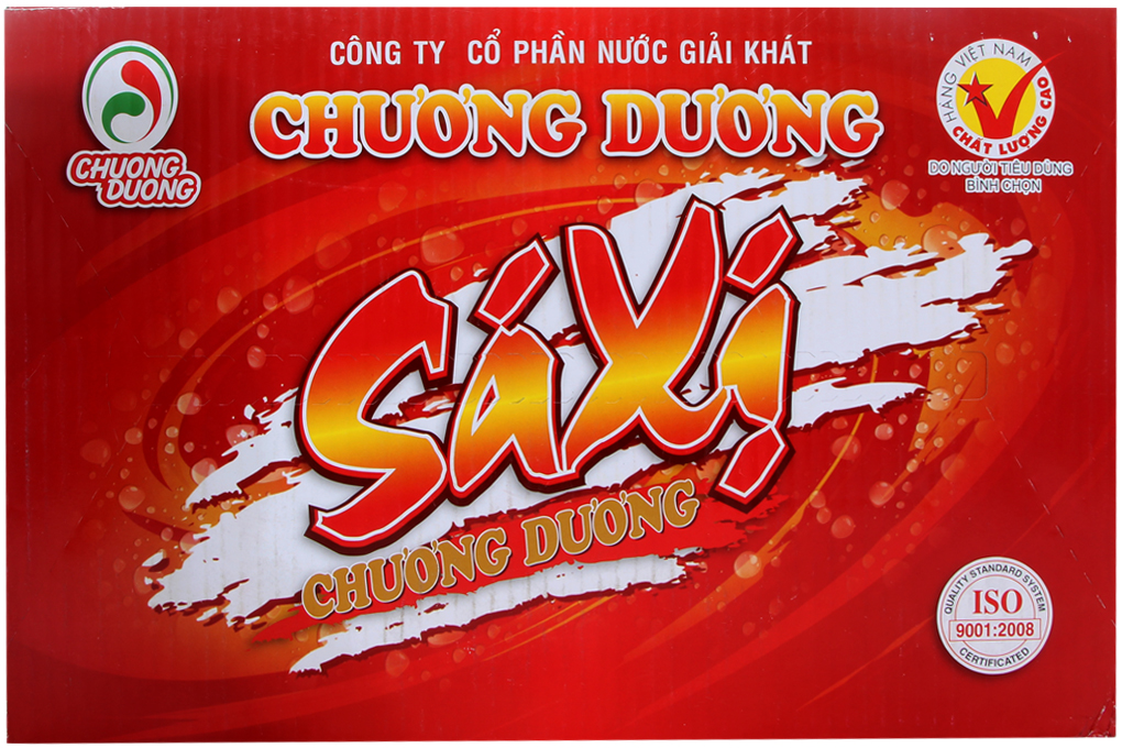 Nước ngọt sá xị Chương Dương lon 330ml (Thùng 24 lon)