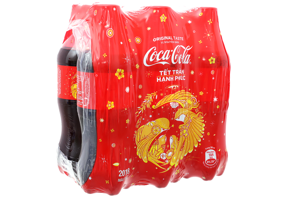 Nước ngọt Coca-Cola chai 390ml( lốc 6 chai)