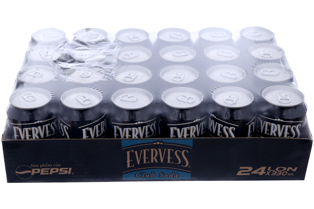 Thùng Soda Evervess Club lon 330ml (thùng 24 lon)
