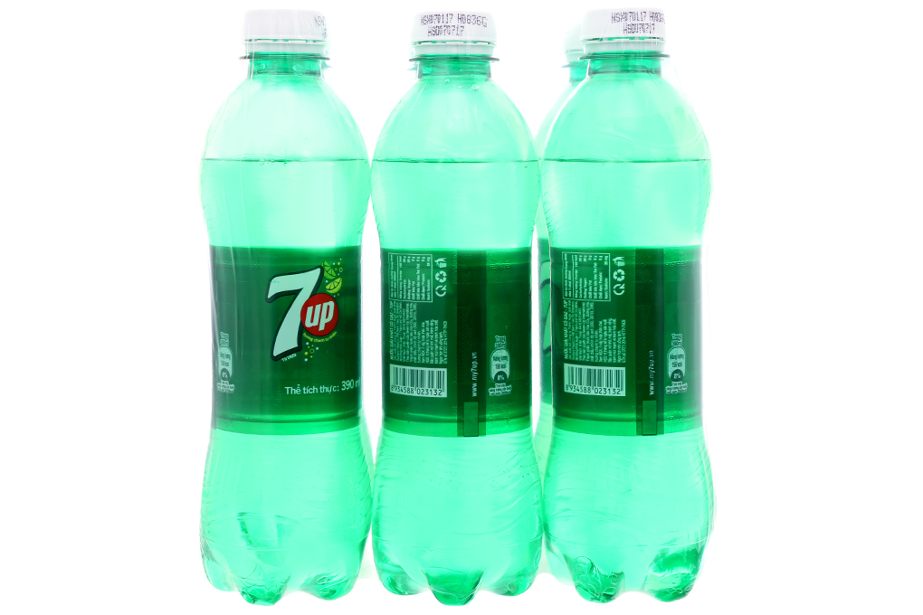 Nước ngọt 7 Up chai 390ml (lốc 6 chai)