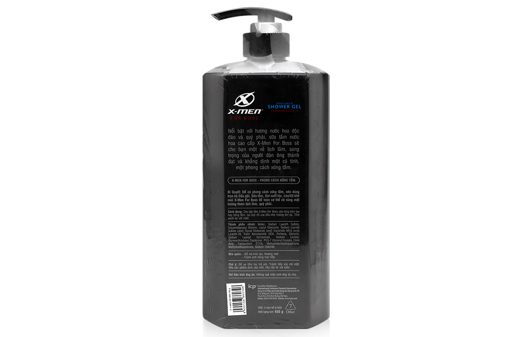 Sữa tắm X-men for boss perfumed 650g Sữa tắm X-men for boss perfumed 650g