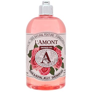 Sữa tắm dưỡng da trắng mịn L'amont Rose & Honey - Shower Gel hương hoa hồng 500ml