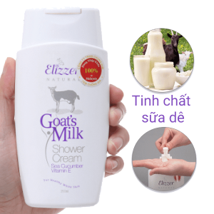 Sữa tắm Elizzer Natural tinh chất sữa dê 250ml