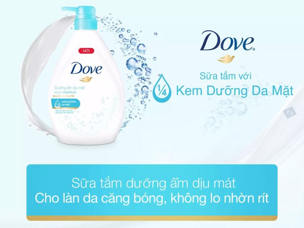 Sữa tắm dưỡng thể Dove dưỡng ẩm dịu mát 896ml 3