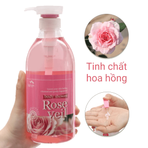 Sữa tắm Body Shower tinh chất hoa hồng 750ml