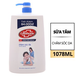 Sữa tắm bảo đảm khỏi vi trùng Lifebuoy âu yếm da 1.078 lít