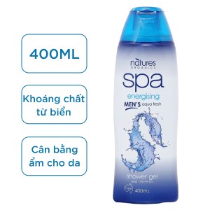 Sữa tắm Spa Men's Energising Aqua Fresh Organic Care 400ml