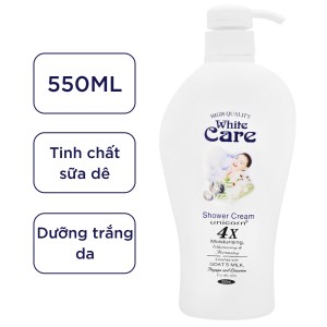 Sữa tắm Unicorn White Care tinh chất sữa dê 550ml