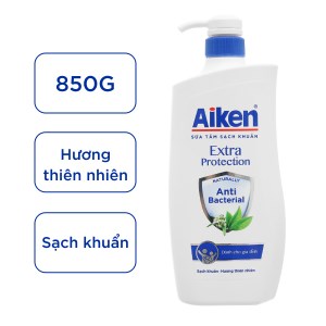 Sữa tắm sạch khuẩn Aiken Extra Protection 850g