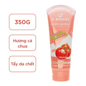 Sữa tắm tẩy tế bào chết A Bonné chiết xuất cà chua và sữa 350g