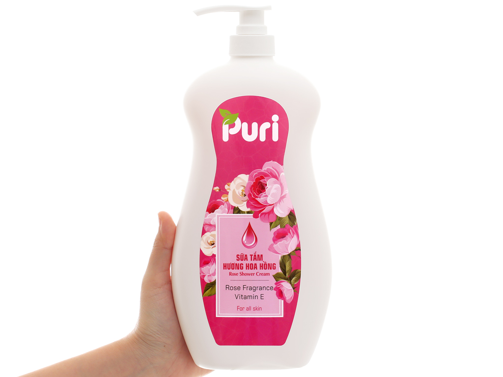 Sữa tắm Puri hương hoa hồng 1kg 6
