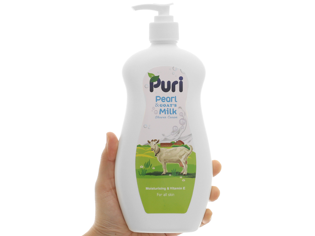 Sữa tắm Puri sữa dê & ngọc trai 450g 6