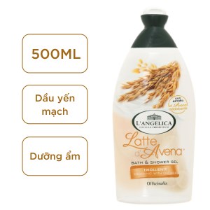 Sữa tắm L'Angelica Oat Milk yến mạch 500ml