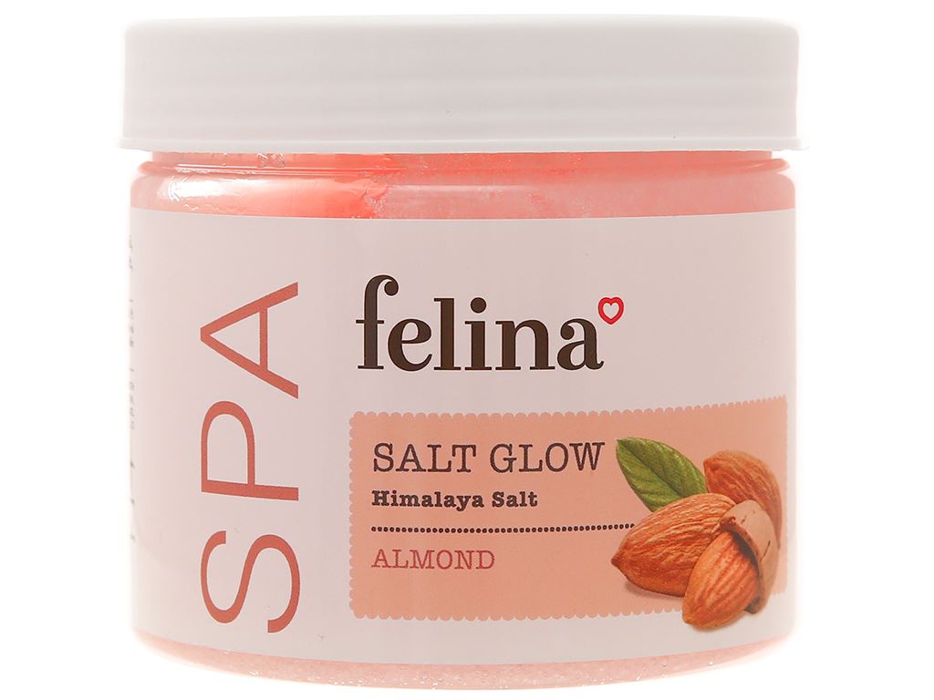 Muối tắm Felina tẩy tế bào chết dầu hạnh nhân 500g 1