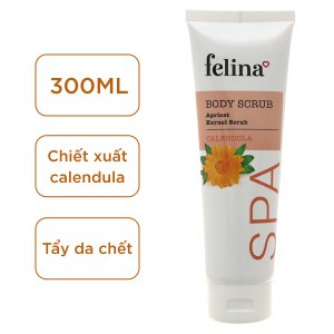 Gel tắm Felina tẩy tế bào chết chiết xuất calendula 300ml