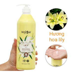 Sữa tắm dưỡng ẩm Kisetsu hoa lily 950ml