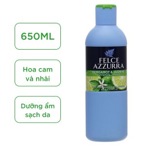 Sữa tắm nước hoa Felce Azzurra hoa cam & nhài 650ml