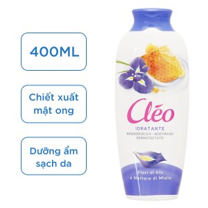 Sữa tắm nước hoa dưỡng da Cléo Iris mật ong chai 400ml