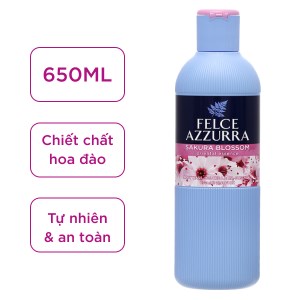 Sữa tắm nước hoa Felce Azzurra hoa anh đào 650ml