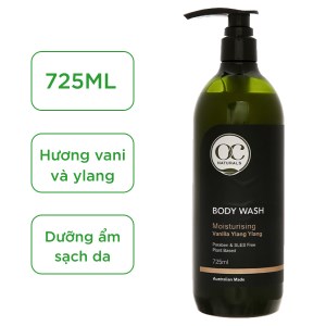 Sữa tắm OC Naturals Moisturising Vanilla Ylang Ylang chai 725ml