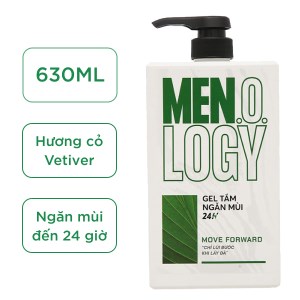 Sữa tắm khử mùi 24h MEN.O.LOGY Move Forward 630ml