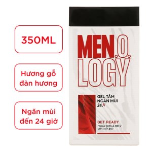 Gel tắm ngăn mùi 24 giờ MEN.O.LOGY Get Ready 350ml