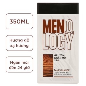 Gel tắm ngăn mùi 24 giờ MEN.O.LOGY Take Chance 350ml