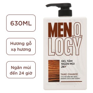 Gel tắm ngăn mùi 24 giờ MEN.O.LOGY Take Chance 630ml