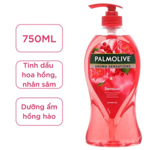 Sữa tắm Palmolive tinh dầu hoa hồng nhân sâm 750ml