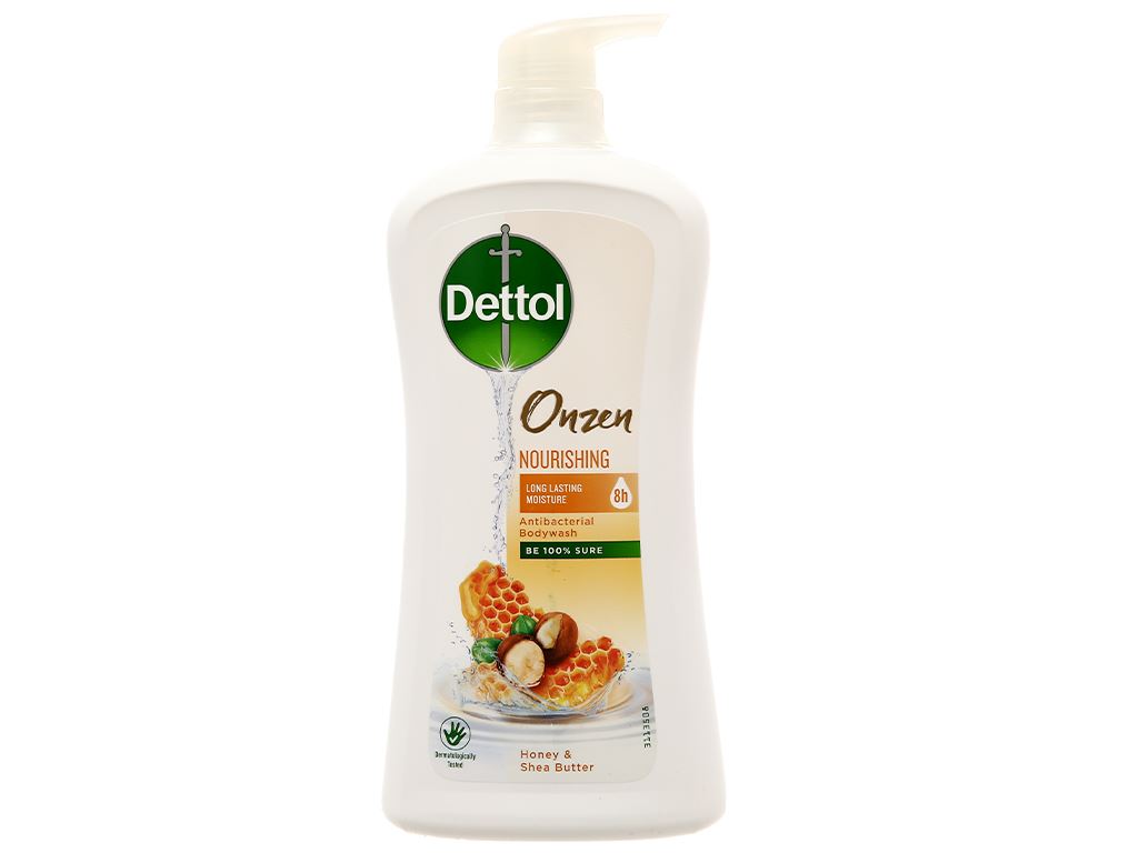 Sữa tắm Dettol Onzen mật ong chai 950g 1