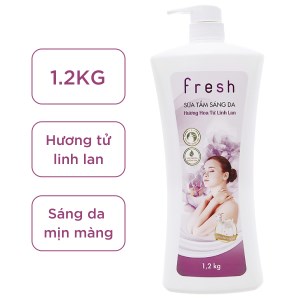 Sữa tắm sáng da Fresh hoa tử linh lan 1.2kg