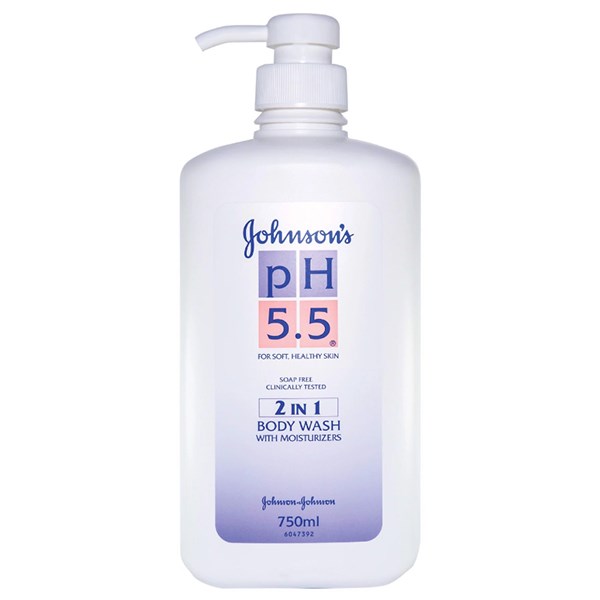 Sữa Tắm Johnson's Ph 5.5 (2 Trong 1) Dưỡng Ẩm Hương Dịu Nhẹ 750 Ml