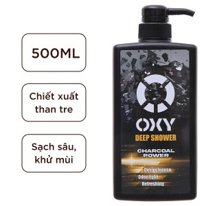 Sữa tắm nam OXY Deep Shower tác động sâu chai 500ml