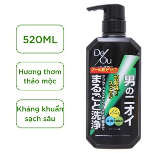 Sữa tắm khử mùi cho nam Deou Deodorant Body Wash (Non-Menthol) chai 520ml