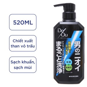 Sữa tắm khử mùi cho nam Deou Deodorant Body Wash chai 520ml
