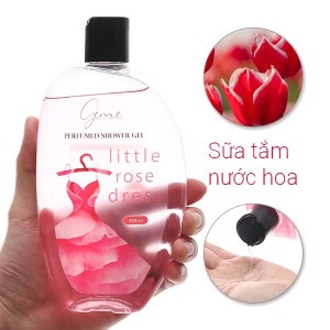 Sữa tắm nước hoa nữ Gennie Little Rose Dress chai 450ml