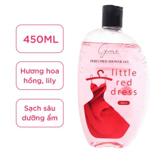 Sữa tắm nước hoa nữ Gennie Little Red Dress chai 450ml