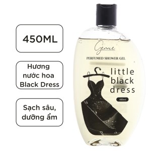 Sữa tắm nước hoa nữ Gennie Little Black Dress chai 450ml