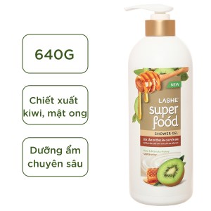 Sữa tắm Lashe dưỡng ẩm chuyên sâu chai 640g