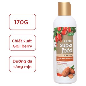 Sữa tắm Lashe dưỡng da sáng mịn chai 170g