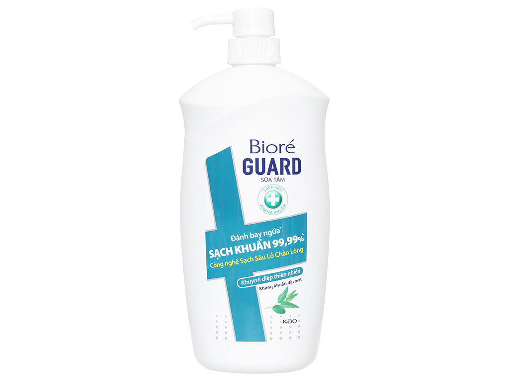 Sữa tắm sạch sâu kháng khuẩn Bioré Guard khuynh diệp 800g