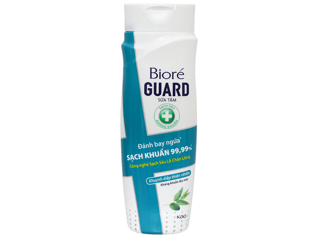 Sữa tắm sạch sâu kháng khuẩn Bioré Guard khuynh diệp 220g