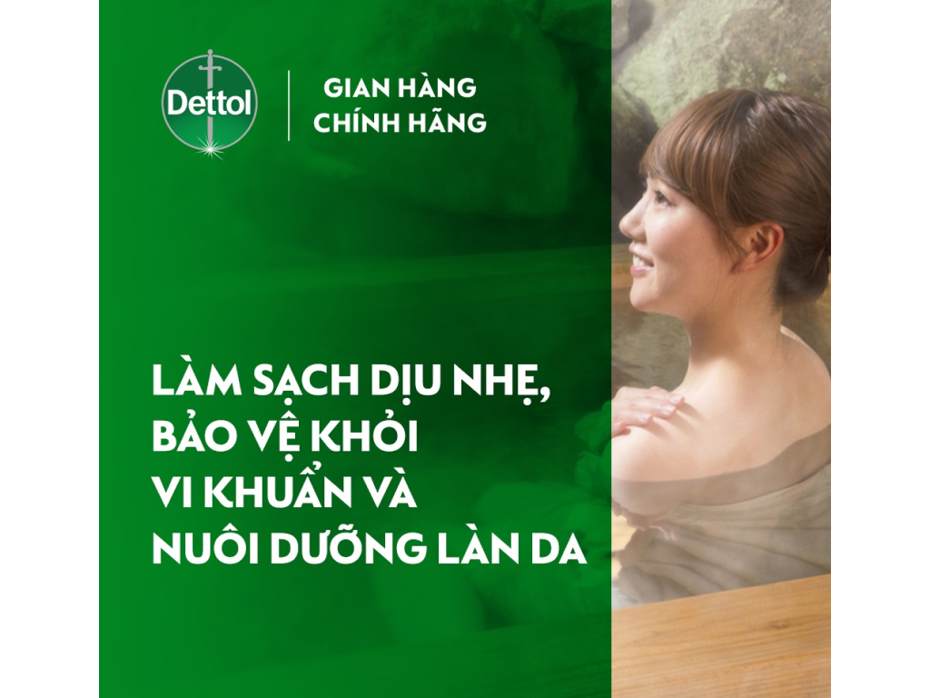 Sữa tắm Dettol dưỡng ẩm hương đào và phúc bồn tử 950g 4