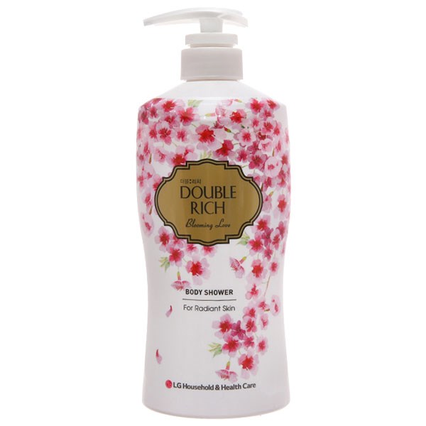 Sữa tắm Double Rich Blooming Love hương hoa anh đào chai 550g