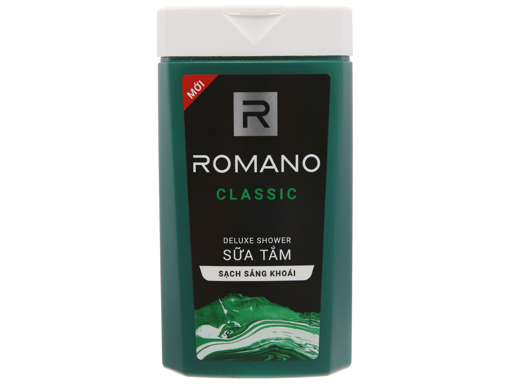 Sữa tắm nước hoa Romano Classic sạch sảng khoái 180g 1